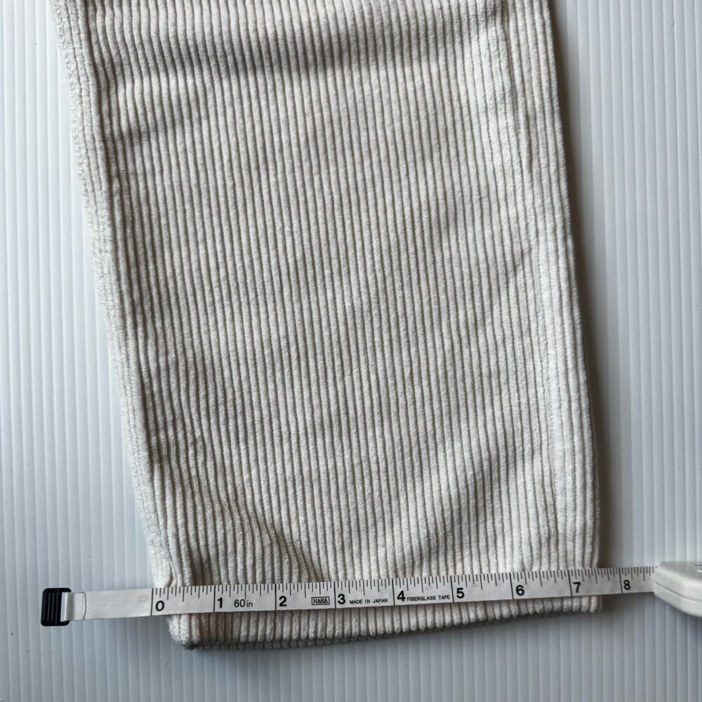 Reformation Cynthia Corduroy Pants 28 Cream Straight Cozy Nostalgic Retro Ivy - Picture 10 of 16